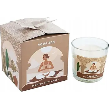 Svíčka Sójová vonná svíčka Aqua Zen Moonshine Yoga