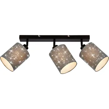 Bodové svítidlo Briloner 2078-034 - Bodové svítidlo SPOTLIGHT 3xE27/25W/230V šedá/černá