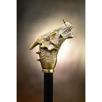 Vycházková hůl Luxusní Dragon Gold