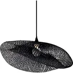 Zambelis 19108 - Lustr na lanku 1xE27/40W/230V bambus/černá