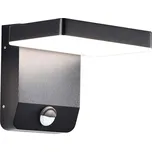 LED Venkovní nástěnné svítidlo se senzorem LED/17W/230V 4000K černá