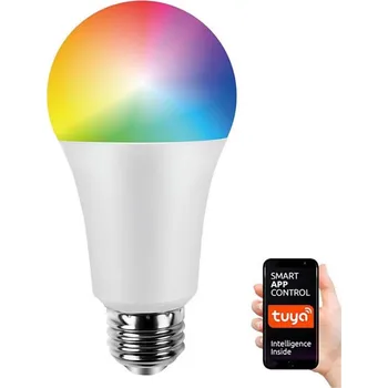 Žárovka LED RGB Stmívatelná žárovka A70 E27/11W/230V 2700-6500K Wi-Fi Tuya
