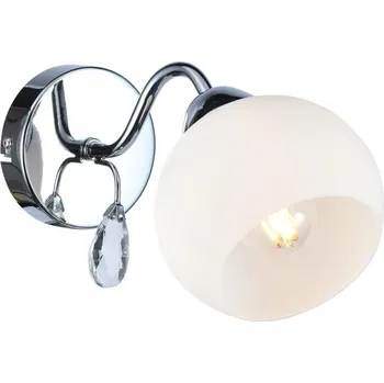 Nástěnné svítidlo Nástěnné bodové svítidlo CONNOR 1xE27/15W/230V lesklý chrom/bílá