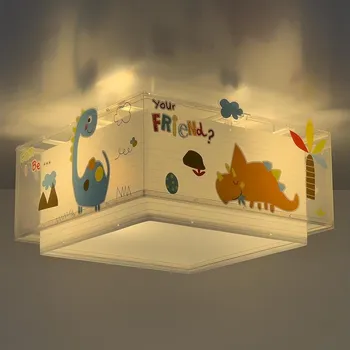 Dětské svítidlo Dalber 73456 - Dětské stropní svítidlo DINOS 2xE27/60W/230V