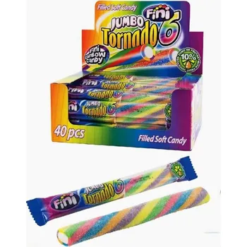 Bonbon Fini Jumbo Tornádo pendrek kyselý 50g/40ks/