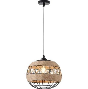 Lustr na lanku HELIOS 1xE27/15W/230V béžová