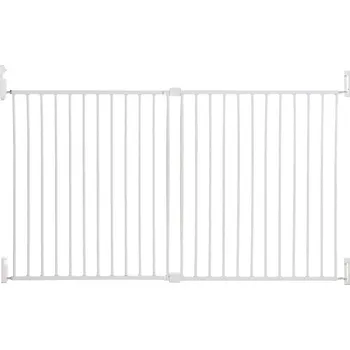 Dětská zábrana Dreambaby - Bezpečnostní zábrana BROADWAY 76-134,5 cm bílá
