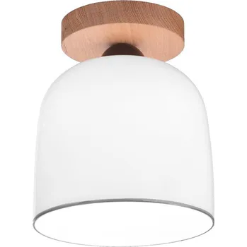 Kolarz A1352.11.Gr - Přisazený lustr NONNA 1xE27/60W/230V dub/bílá/šedá