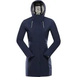 Alpine Pro PERFETA MODRÁ DÁMSKÝ NEPROMOKAVÝ KABÁT S MEMBRÁNOU PTX M