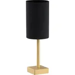 Argon 8031 - Stolní lampa ABRUZZO 1xE14/7W/230V mosaz/černá