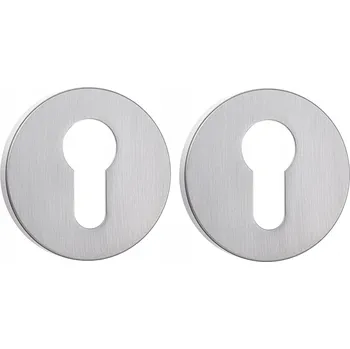 Dveřní kování Interiérová klika Kuchinox Krátká, Štítek kulatý, Rozeta pro vložku