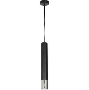 Lustr na lanku NEST 1xGU10/8W/230V černá/lesklý chrom