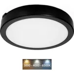 LED Koupelnové stropní svítidlo NAIROS LED/18W/230V 3000/4000/6500K IP65 černá