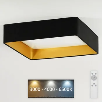 Brilagi - LED Stmívatelné svítidlo VELVET SQUARE LED/24W/230V + DO černá