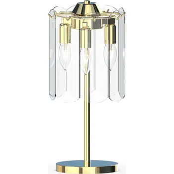 Lampička Zuma Line Zuma Line MT3523-3S-EGN - Stolní lampa NIRA 3xE14/40W/230V zlatá + záruka 3 roky