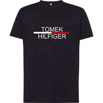 Pánské tričko TRIČKO TRIČKO PARODIE TOMEK HILFIGER NY DÁREK PRO TÁTU, DĚDEČKA, SYNA M