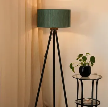 Lampička Brilagi - Stojací lampa BOSTON ROLLER 1xE27/15W/230V zelená/zlatá