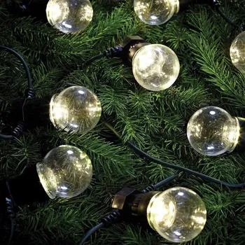 Venkovní osvětlení Markslöjd 703181 - LED Vánoční venkovní řetěz DAKKE 10xLED 7,5m IP44 teplá bílá