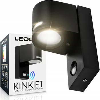 Venkovní osvětlení Venkovní nástěnné svítidlo LEDLUX černé GU10 35 W