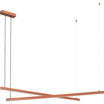 Argon 8837 - LED Lustr na lanku MIAMI LED/74W/230V 3000K hnědá