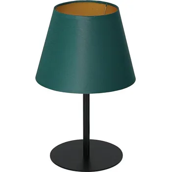 Lampička Stolní lampa ARDEN 1xE27/60W/230V pr. 20 cm zelená/zlatá