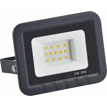 Venkovní osvětlení LED halogenový reflektor venkovní 10W černý studená bílá Polux