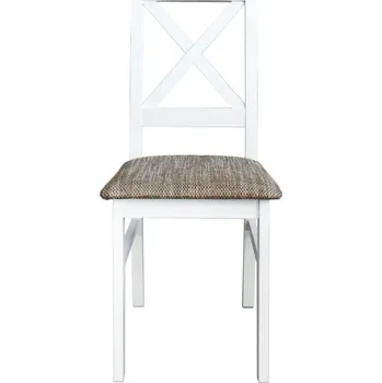 Jídelní židle Jídelní židle NATE bílá/hnědá