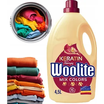 Prací gel Prací prostředek Woolite Colour Keratin 4,5 l / 75 praní