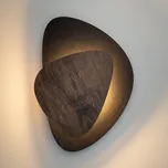 LED Nástěnné svítidlo PEDRA LED/7W/230V černá/hnědá
