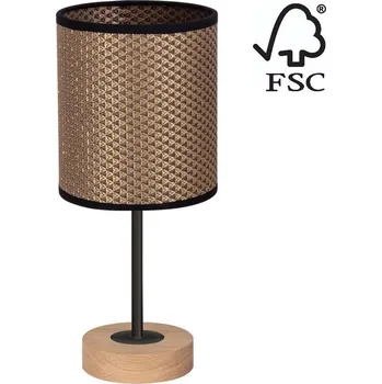 Lampička 7017401011553 - Stolní lampa BENITA 1xE27/60W/230V dub + záruka 3 roky