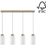 Spot-Light 1720474 - Lustr na lanku BOSCO 4xE27/60W/230V