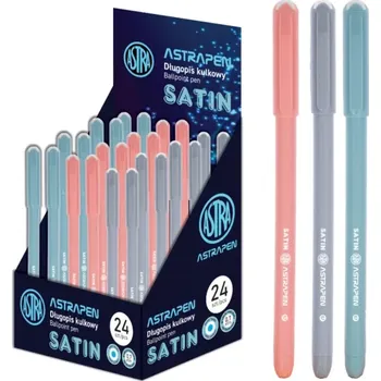 ASTRAPEN SATIN, Kuličkové pero 0,7mm, modré, stojan, 201022035