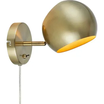 Nástěnné svítidlo Markslöjd 108754 - Nástěnná lampa EDGAR 1xE14/40W/230V zlatá