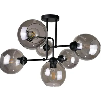 Přisazený lustr OSMO 6xE27/60W/230V černá