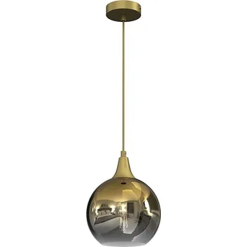 Lustr na lanku MONTE 1xE27/60W/230V pr. 20 cm zlatá