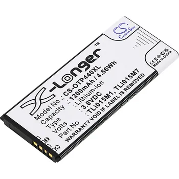Baterie pro mobilní telefon Baterie Cameron Sino CS-OTP440XL za Alcatel TLi015M1 - neoriginální
