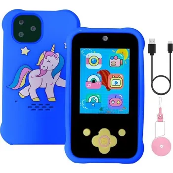 Mobilní telefon Chytrý telefon pro děti modrý