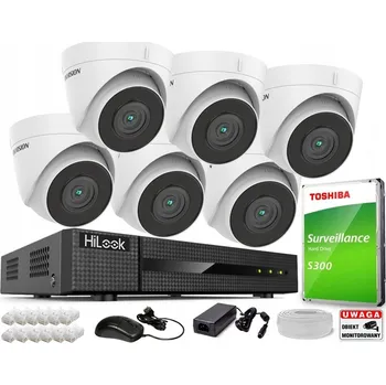 Bezpečnostní kamera Sada pro venkovní monitoring 6x 4Mpx IP PoE IR kamera