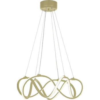 LED Lustr na lanku LED/54W/230V 3000/4000/6000K zlatá