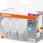 SADA 3x LED Žárovka P40 E14/4,9W/230V 4000K - Osram