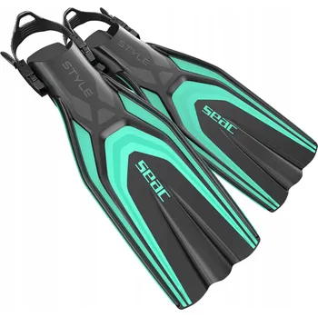 Ploutve Ploutve s páskem SEAC STYLE, barva TIFFANY, velikost M/L 42-44