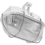 Venkovní stropní svítidlo OVAL 1xE27/60W/230V IP44 bílá