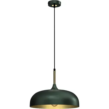Lustr na lanku LINCOLN 1xE27/60W/230V pr. 35 cm zelená