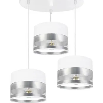 Lustr na lanku MILO 3xE27/60W/230V stříbrná