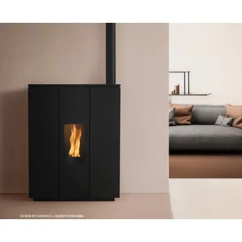 Krbová kamna Tenká kamna s výměníkem Ravelli HRV140 Silhouette ZERO WiFi smart