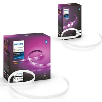 LED páska SADA -LED RGBW Stmívatelný pásek Philips Hue WACA 2m 20W/230V + pásek 1m 11W/12V