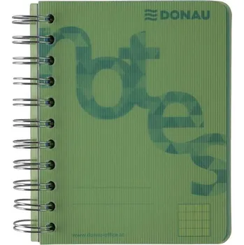 Blok Blok Donau College, A6, čtverečkovaný, zelený