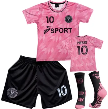 Fotbal Numberoplus Dětský fotbalový dres + fotbalové ponožky FC Inter Miami - Lionel Messi Velikost: 14 let ( vel.158)