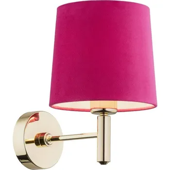 Nástěnné svítidlo Argon 4349 - Nástěnná lampa PONTE 1xE27/15W/230V růžová/mosaz