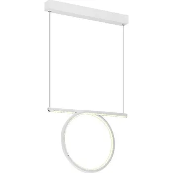 LED Lustr na lanku LOOP LED/20W/230V bílá